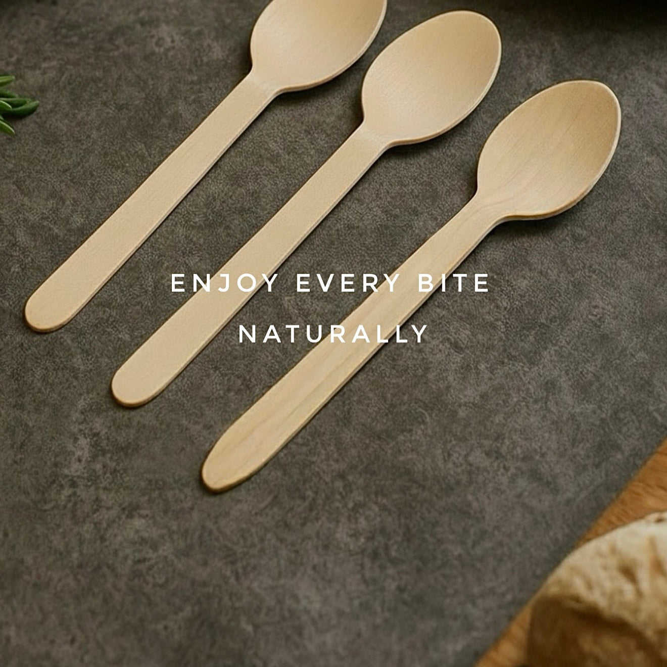 Forestroot Disposable Wooden Spoons, 120 Pcs – Eco-Friendly Biodegradable Compostable Wooden Cutlery, Smooth & Splinter-Free Utensils for Parties, Picnics, Weddings & Catering